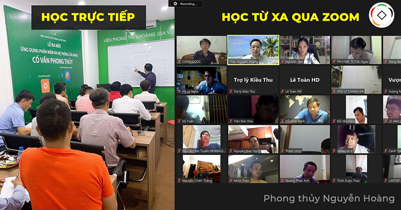 2 hình thức học tại Học viện phong thủy Nguyễn Hoàng