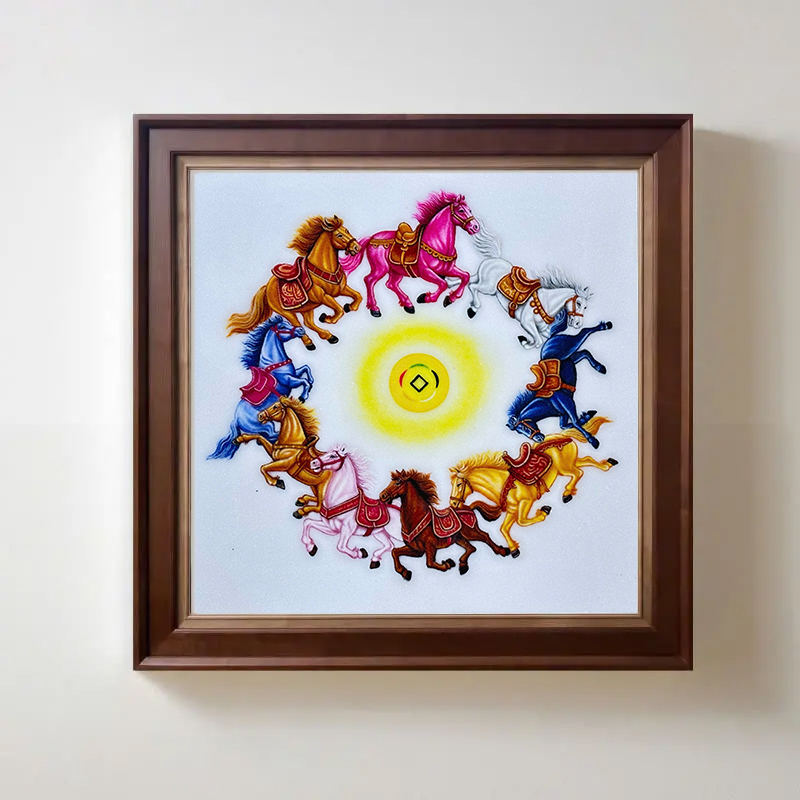 Tranh Cửu Mã Chiêu Tài